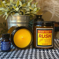 RUSH Candle – Bold Amber Jar Candle Inspired by Iconic Brand