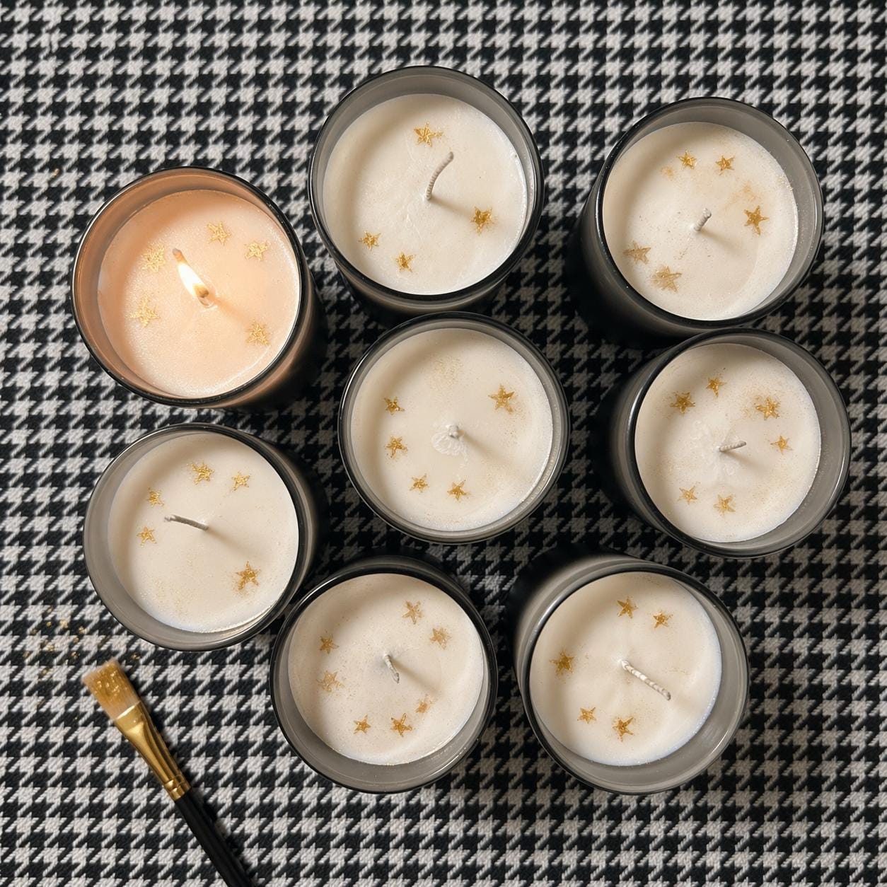 Stardust Soy Candle | Peony, Sweet Tobacco, Leather, Rose Water, Amber & Vetiver | Moody Luxury