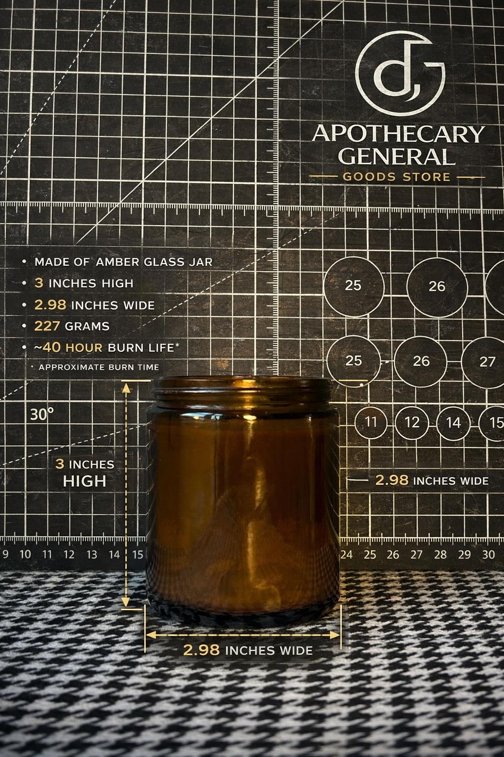 In Case of Emergency Light Candle | Red Soy Beeswax, Hand-Poured Chicago Gift