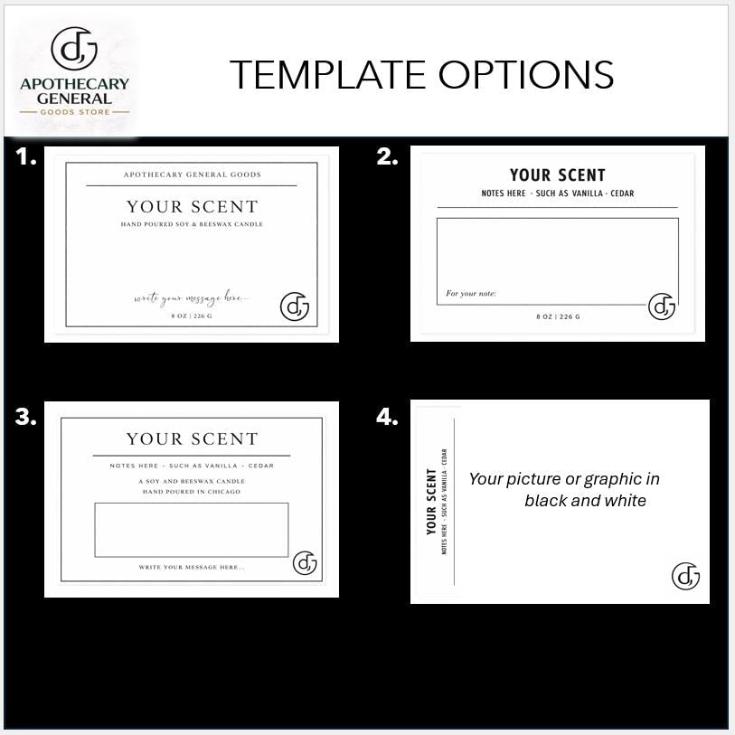 Custom Build Your Own Candle, Amber Jar, Single or Set of 10, Personalized Label