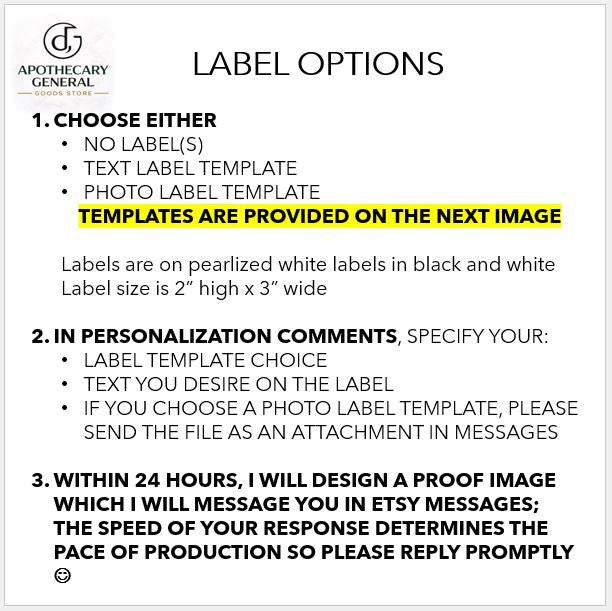 Custom Build Your Own Candle, Amber Jar, Single or Set of 10, Personalized Label