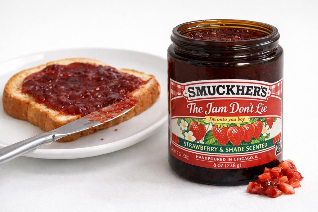 Strawberry Jam Scandal Candle, Shakira Inspired, Breakup Gift, Novelty Decor