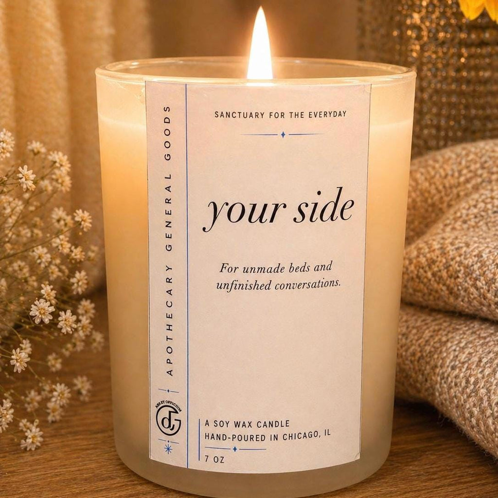 Couples and Lovers Customized Scent Yours and My Cozy Bedside Candle Duo