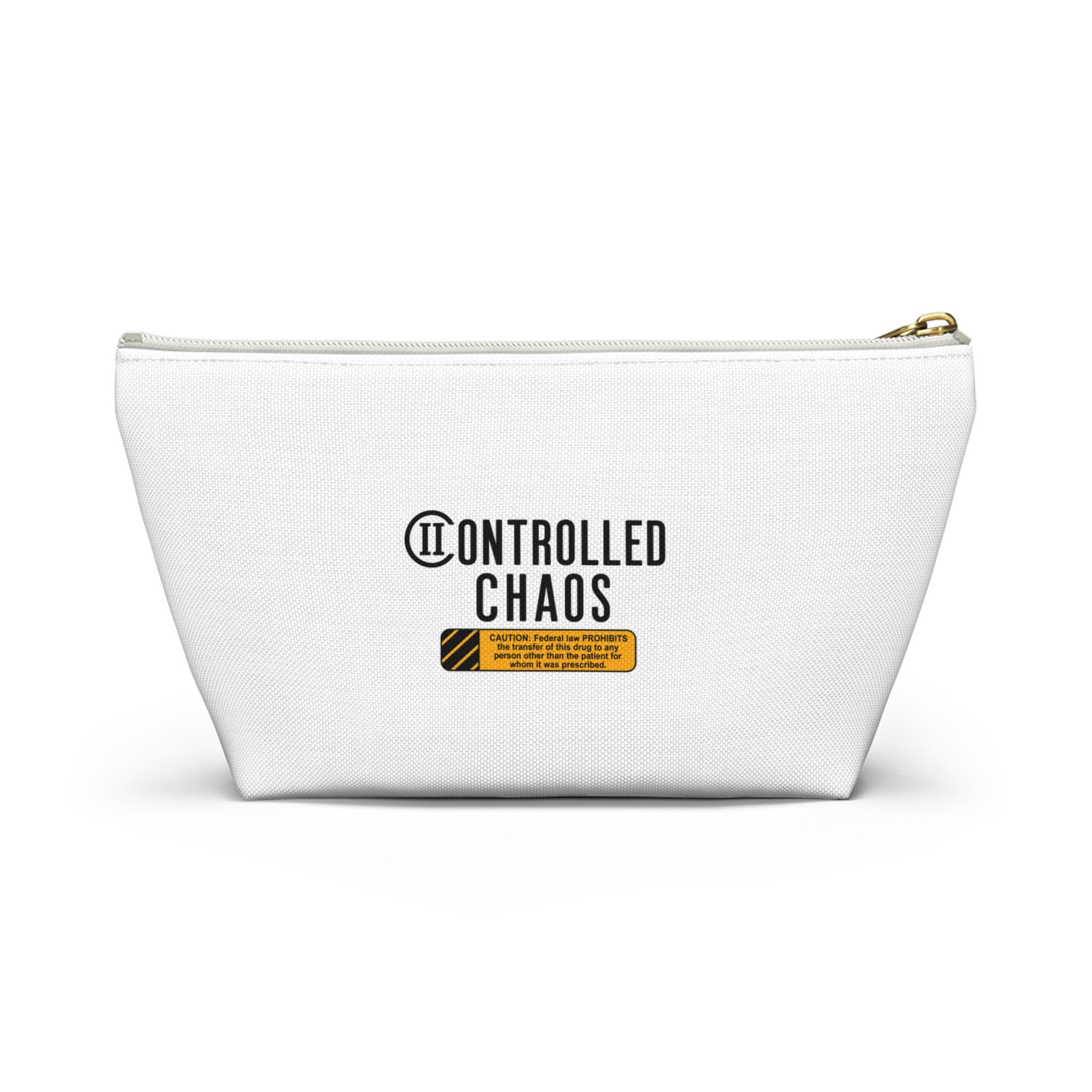 Pharmacy inspired Pill Pattern Accessory Bag | Funny Travel-sized Zipper Pouch